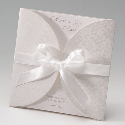 Hochzeitseinladungen traditionell - Korsett 50684