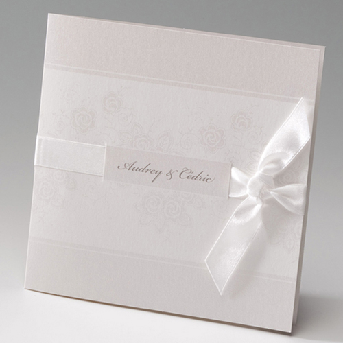 Hochzeitseinladungen traditionell - Edel 50842