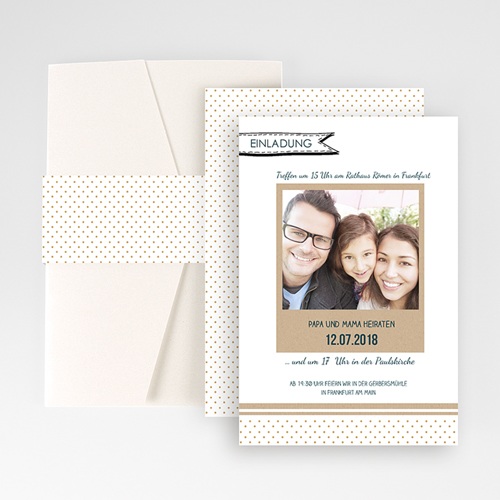Hochzeitskarten Querformat - Ins Detail 50875