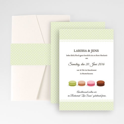 Hochzeitskarten Querformat - Schlemmen 50877