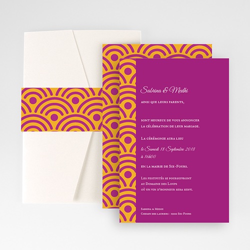 Hochzeitskarten Querformat - Marrakech 50899