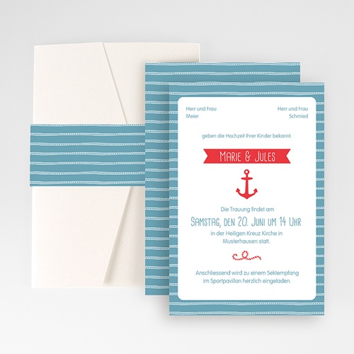 Hochzeitskarten Querformat - Immerdein 50911