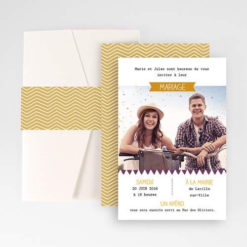 Hochzeitskarten Querformat - Farbkombination 50923