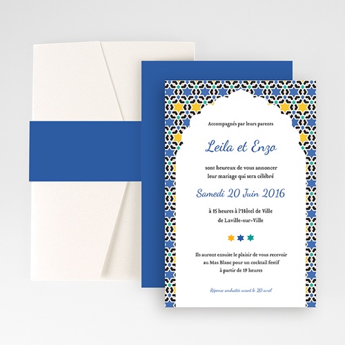 Hochzeitskarten Querformat - Tanger 50935