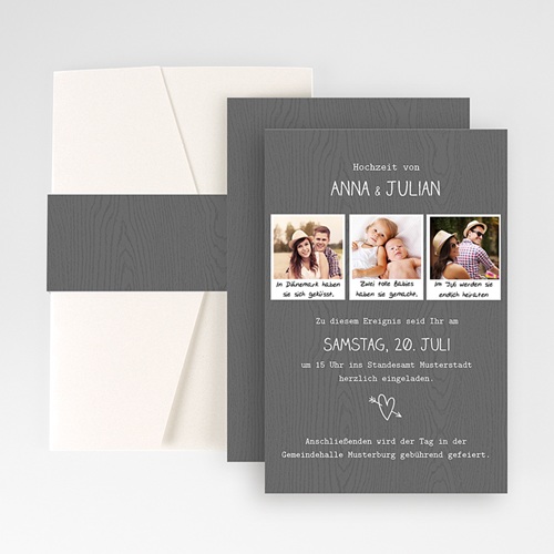 Hochzeitskarten Querformat - Story 50939