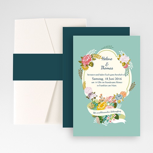 Hochzeitskarten Querformat - Clyde 50943