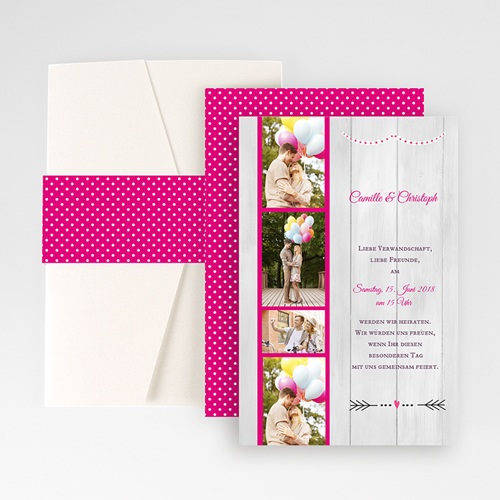 Hochzeitskarten Querformat - Vermählung 50967