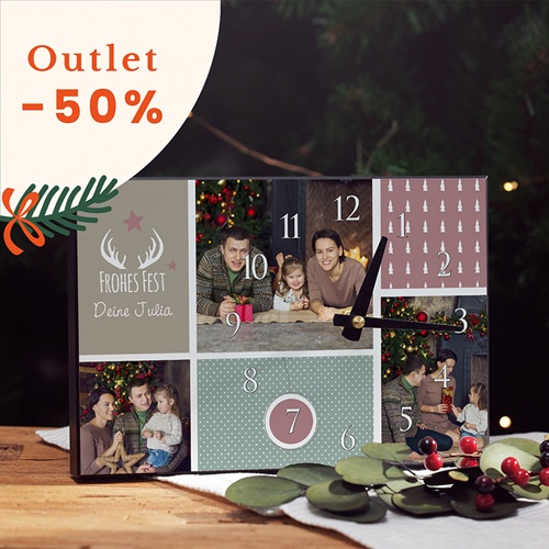 Fotouhr individuell gestalten - Familienfotos 51323