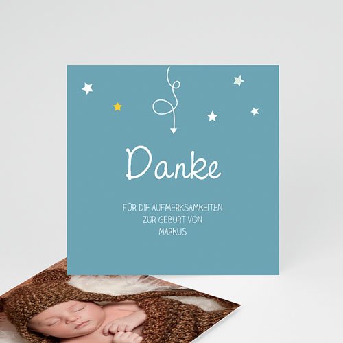 Dankeskarten Geburt Jungen - Rätsel 51990