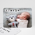 Geburtskarten für Jungen Babybrief