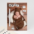 Geburtskarten für Jungen ABC Baby