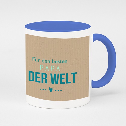 Zweifarbtasse - Papa ist der Beste 52614