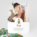 Alle Dankeskarten Hochzeit Ananas und Palmen