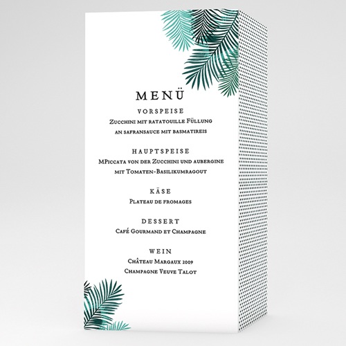 Menükarten Hochzeit - Natural Chic 53030