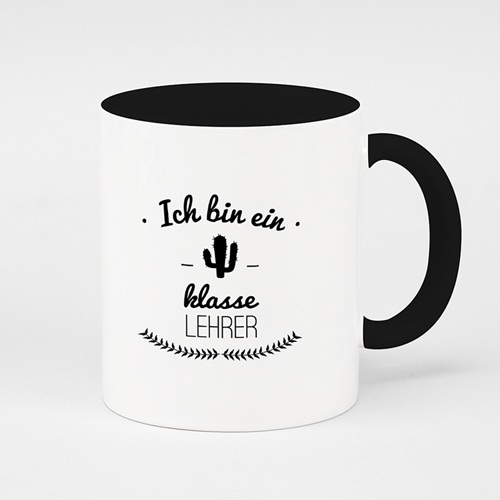 Zweifarbtasse - Mein Lehrer ist klasse 53530