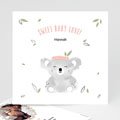 Geburtskarten für Mädchen Koala Baby
