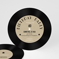 Erwachsener Einladungskarten Geburtstag Vinyl Schallplatte