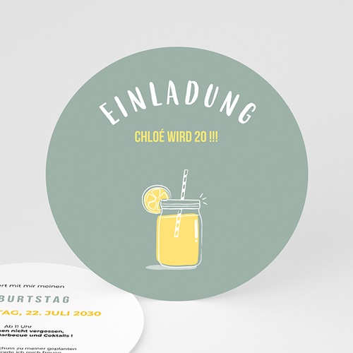 Runde Geburtstage - Zitronenlimonade 54221