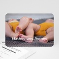 Geburtskarten für Zwillinge Baby Zwillinge
