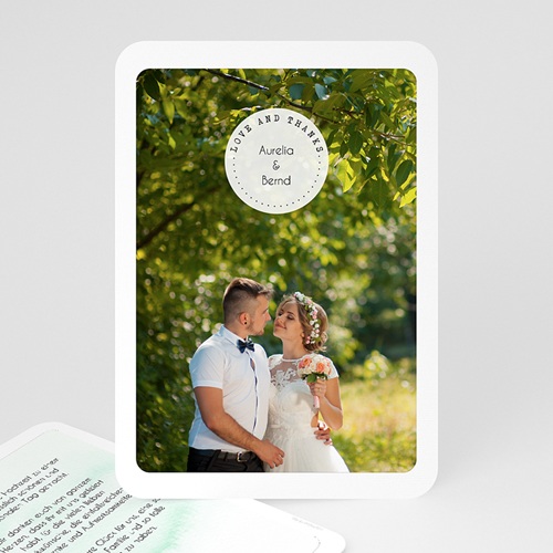 Dankeskarten Hochzeit - Thanks 54678