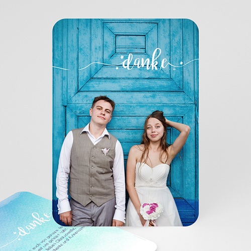 Dankeskarten Hochzeit - Bildreich 54687