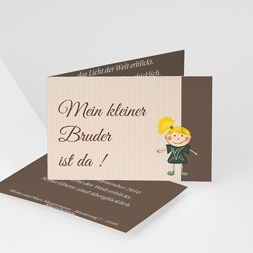 Geburtskarten für Mädchen - Bärchen 5471