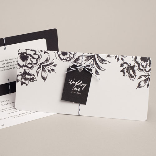 Elegante Hochzeitskarten - Florenz 54829
