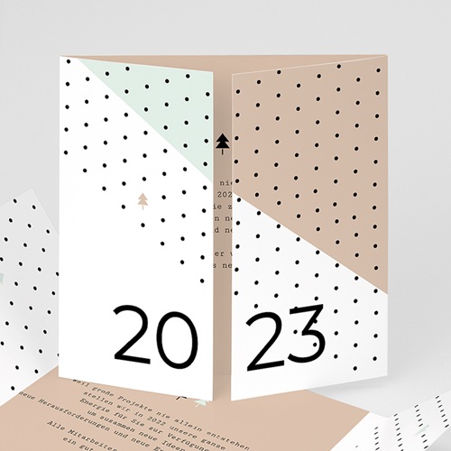 Weihnachtskarten - Geometrie 55264