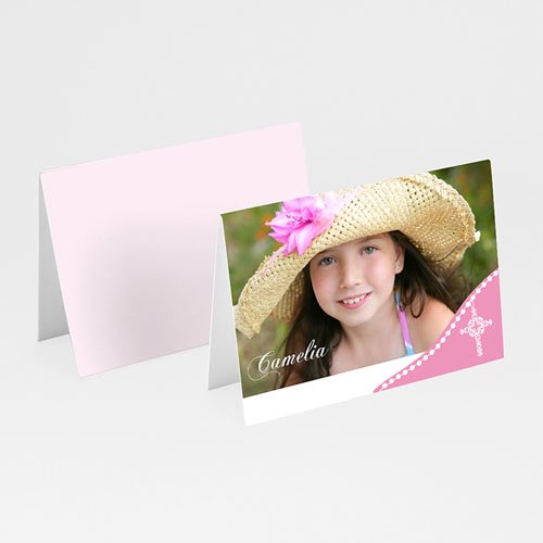 Tischkarten Kommunion - Tischkarte Sanftes Rosa 5591