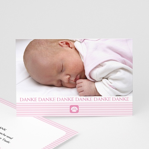 Dankeskarten Taufe Mädchen - Sarah 563