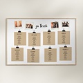 Fotoposter Retro-Sitzplan