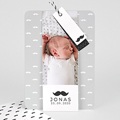 Originelle Geburtskarten Moustache
