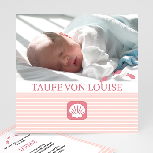 Einladungskarten Taufe Mädchen - Taufe 579
