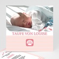 Einladungskarten Taufe für Mädchen Taufe