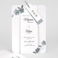 Hochzeitseinladungen Botanisches Blau
