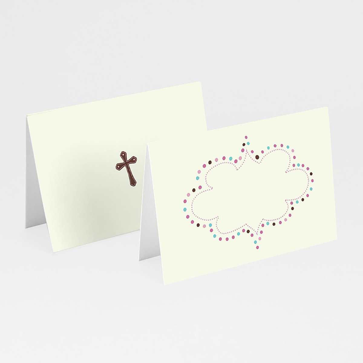 Tischkarten Taufe Zufriedenheit | Zufriedenheitsgarantie