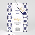 Hochzeitseinladungen Ottomane Blau