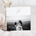 Dankeskarten Hochzeit mit Foto Aquarell Natur