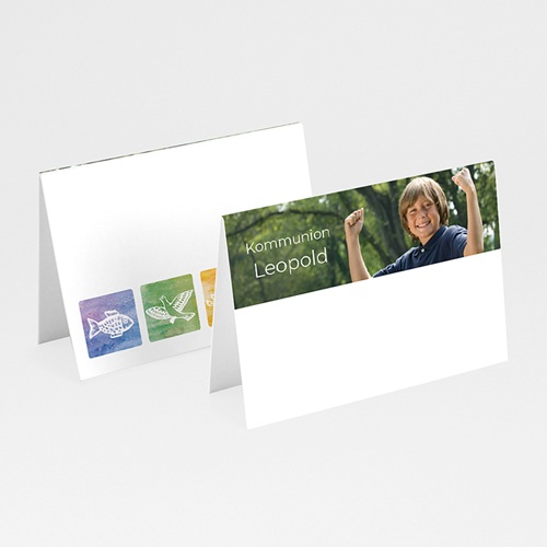 Tischkarten Kommunion - Biblisch 6023