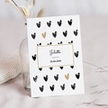 Geburtskarten für Mädchen Kleine Herzen