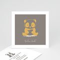 Dankeskarten Geburt für Jungen Little Panda Zen