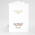 Kirchenhefte zur Taufe Watercolour floral