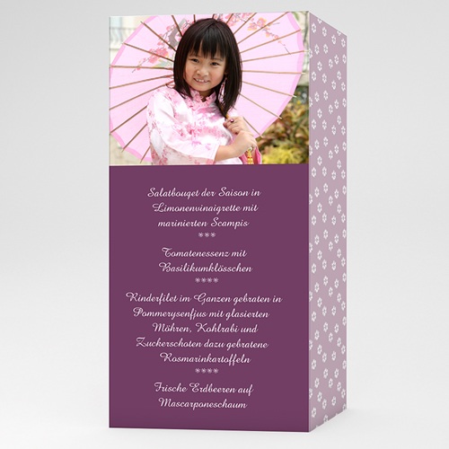 Menükarten Kommunion - Asiatisch 6469