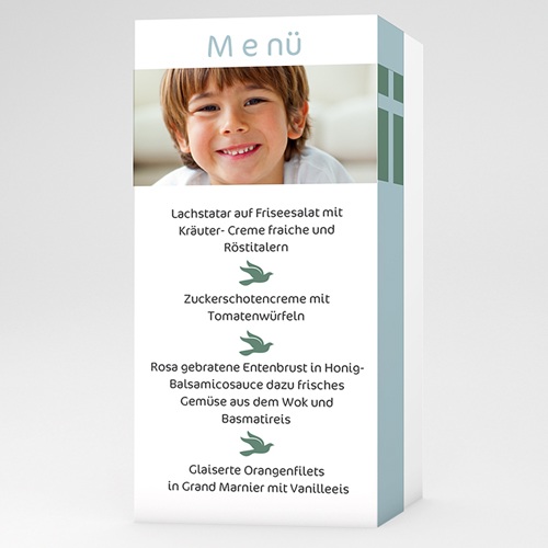 Menükarten Kommunion - Feierlich 6489