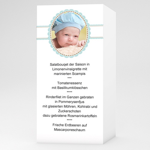 Menükarten Taufe - Abendmahl 6529
