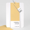 Kreative Hochzeitseinladungen Yellow