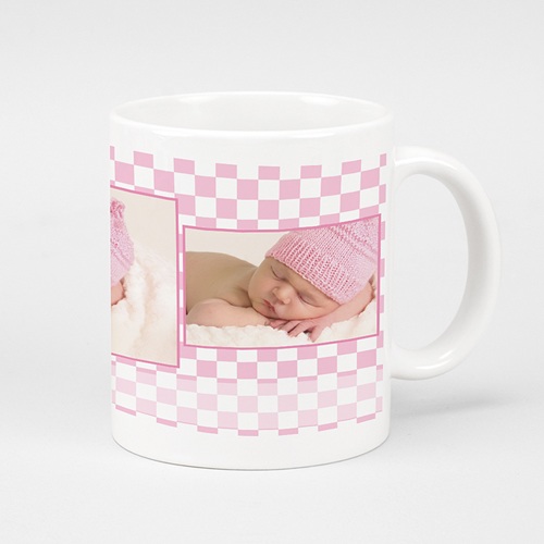 Fototassen - Karomuster Rosa 6595