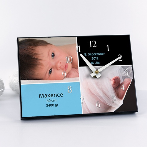 Fotouhr individuell gestalten - Babyfotos 6625