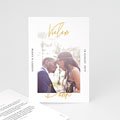 Dankeskarten Hochzeit mit Foto Love Letters