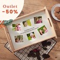 Personalisierte Foto-Tablett Verpielter Charme